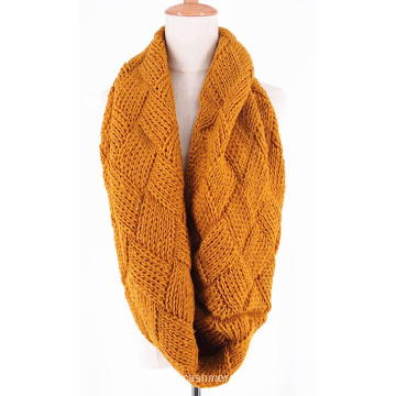 Womens Unisex Neck Warmer Fancy Knitting Thick Winter Loop Snood Scarf (SK156)